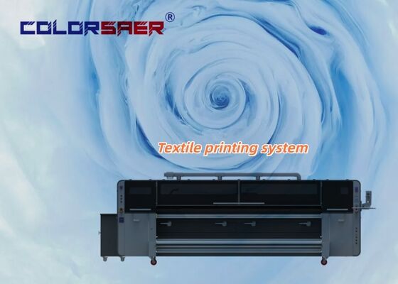 Professional Factory Direct Supply High Speed Textile Printing System 3200mm Large Size Fabric Plotter