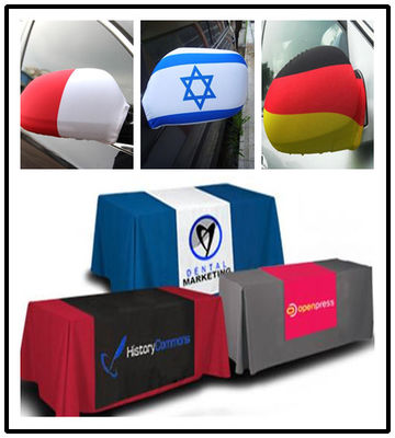 Снуйте вязать напечатанный таможней материал 100% полиэстер ткани для крышки таблицы