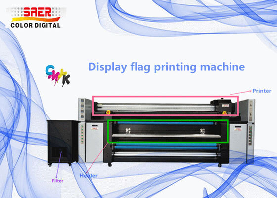 Дисплеи CMYK сигнализируют струйную печатную машину 1440dpi ткани
