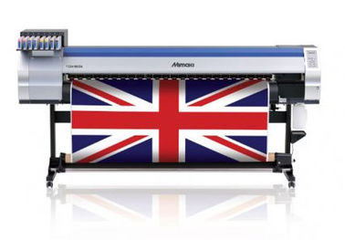 принтер тканья Mimaki флага сублимации 1800mm с цветом машины двойным CMYK подогревателя