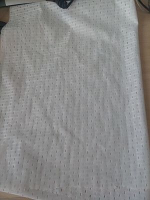 Белая ткань печатания цифров для одежды занавеса с чернилами сублимации краски