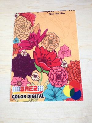 Warp связал цифровую напечатанную ткань для знамени пляжа зонтика