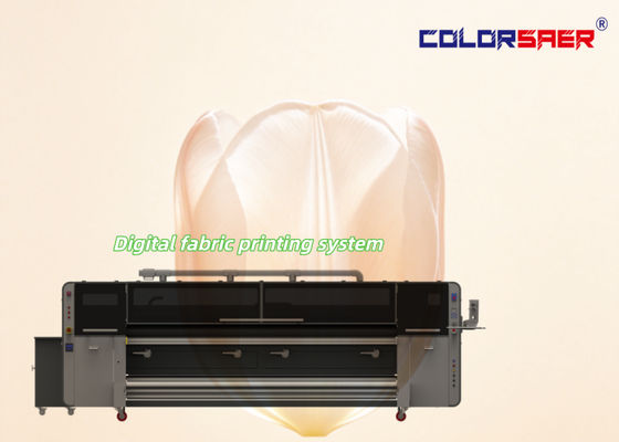 Digital textile 4 color/CMYK printer with far infrared heater all-in-one fabric printing system with KJ4B-QL print head