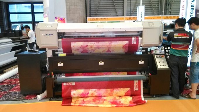 Крен струйного принтера принтера сублимации Мутох ткани полиэстера для того чтобы свернуть двойной цвет КМИК 3